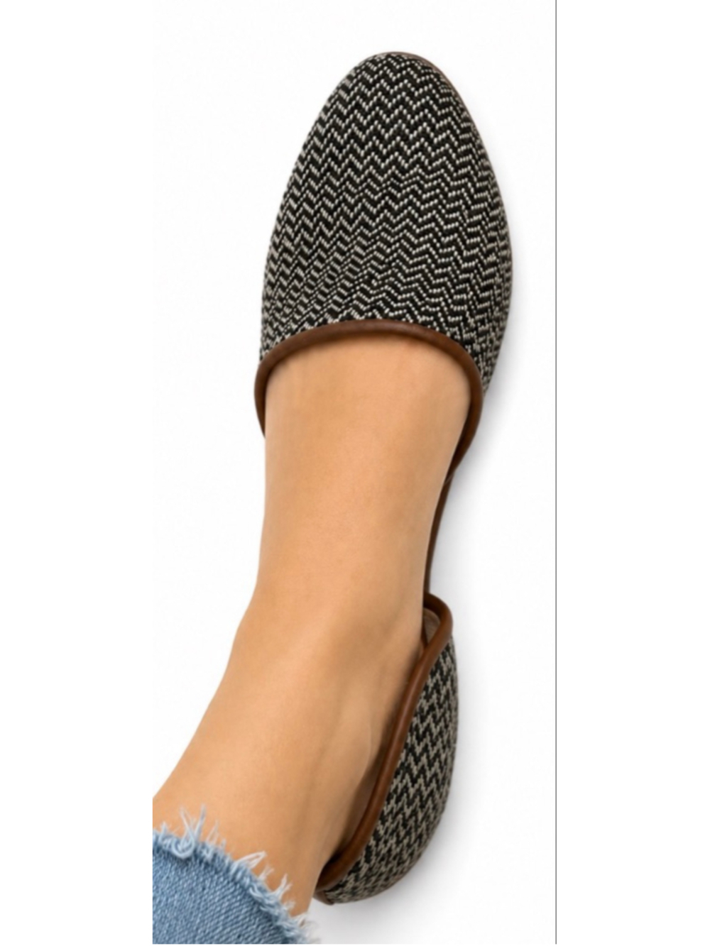 Women's RAMÓN TENZA Flats & Loafers Size 8 Black Beige